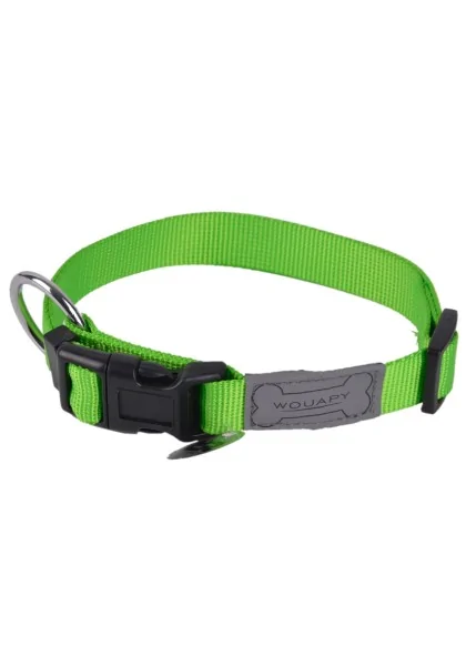 Collares Wouapy Collar Basic Line Verde 12Mm/20-30Cm