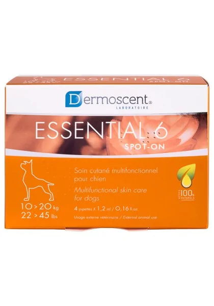 Dermoscent Essential 6 Perro Spot On 10-20Kg 1,2Ml 4Pip(Ndr)