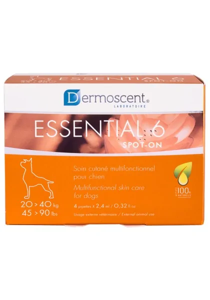 Dermoscent Essential 6 Perro Spot On 20-40Kg 2,4Ml 4Pip(Ndr)