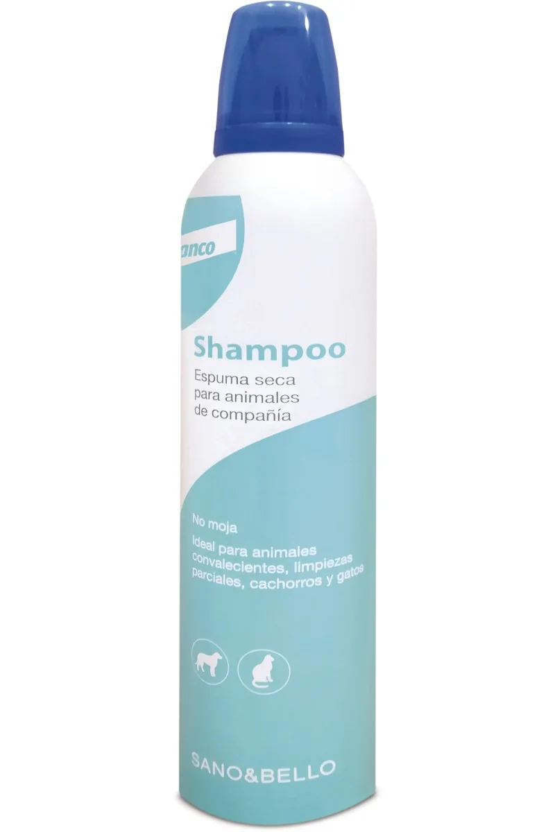 Shampoo Espuma Seca Sano&Bello 300Ml