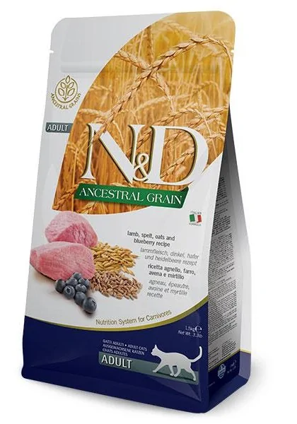 Comida Natural Gato Farmina Nd Cat Ancestral Cordero 1,5Kg