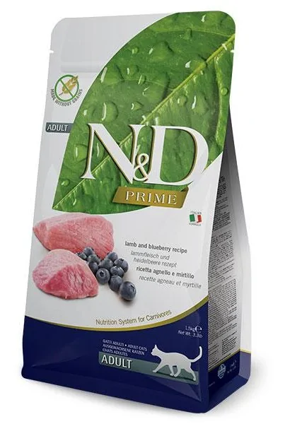 Comida Natural Gato Farmina Nd Cat Prime Cordero 300Gr