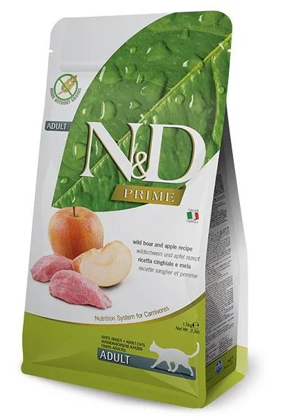 Comida Natural Gato Farmina Nd Cat Prime Jabali 1,5Kg