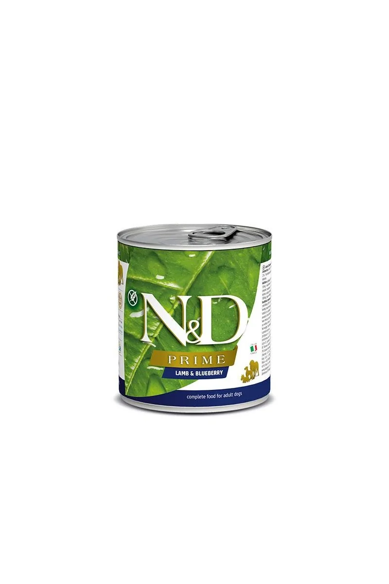 Comida Natural Perro Farmina Nd Dog Prime Cordero Caja 6X285Gr