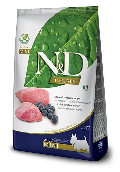 Comida Natural Perro Farmina Nd Dog Prime Mini Cordero 2,5Kg