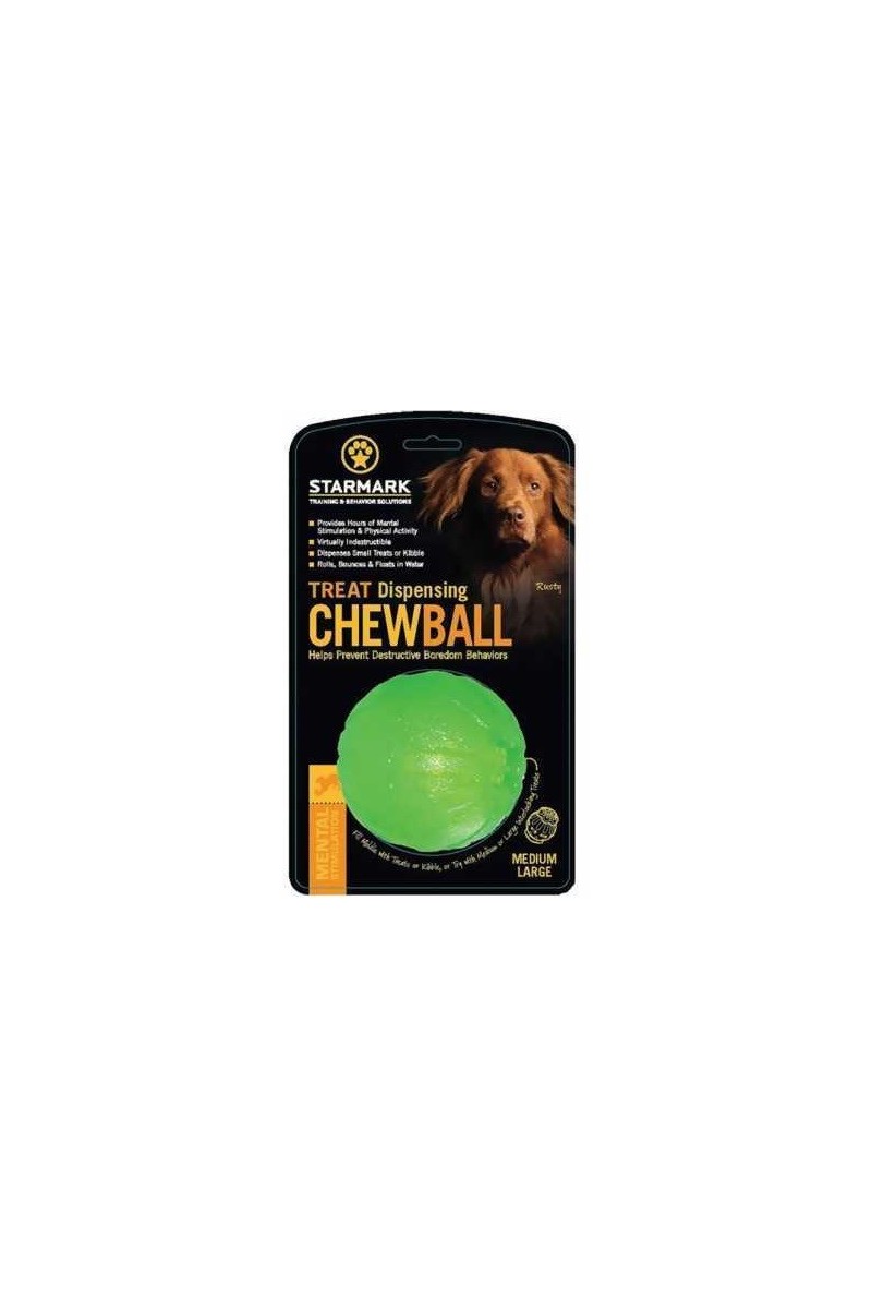 Juguetes Antiestres Perro  Treat Dispensing Chew Ball - M/L, 9 cm