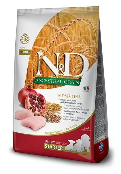 Comida Natural Perro Farmina Nd Dog Starter Puppy Ancestral 800Gr