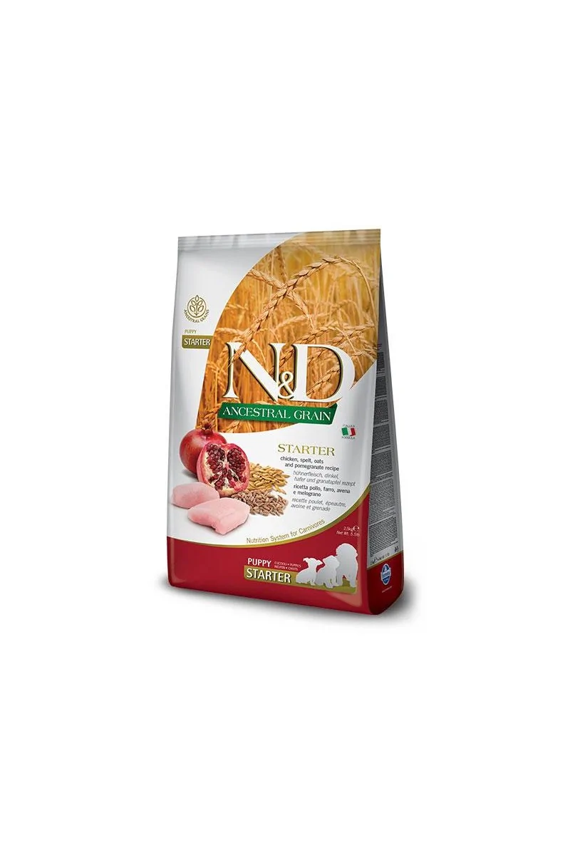 Comida Natural Perro Farmina Nd Dog Starter Puppy Ancestral 800Gr