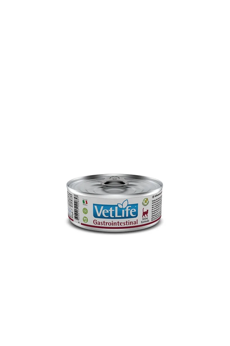 Comida Natural Gato Farmina Vet Life Cat Gastrointestinal Caja 12X85Gr