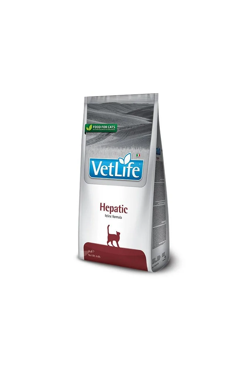 Comida Natural Gato Farmina Vet Life Cat Hepatic 2Kg