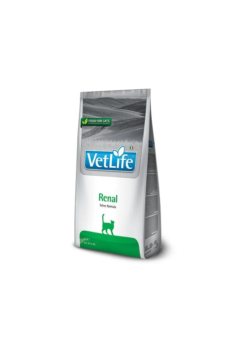 Comida Natural Gato Farmina Vet Life Cat Renal 2Kg