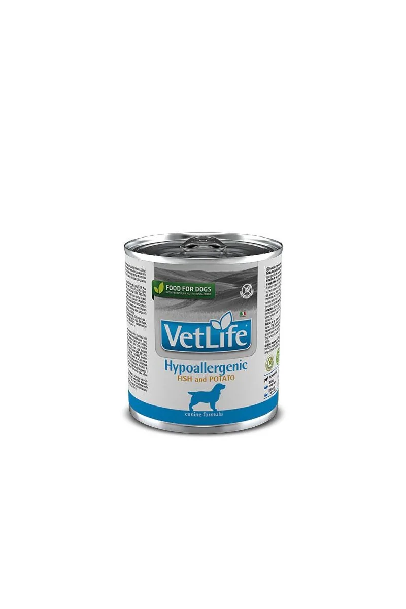 Comida Natural Perro Farmina Vet Life Dog Hypoallergeni Trucha Caja 6X300Gr