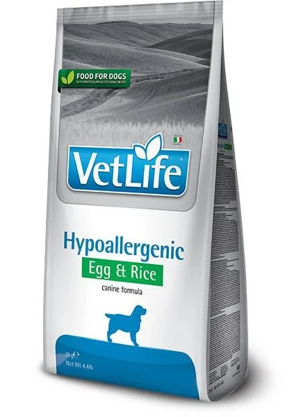 Comida Natural Perro Farmina Vet Life Dog Hypoallergenic Huevo 12Kg