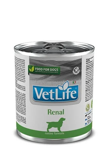 Comida Natural Perro Farmina Vet Life Dog Renal Caja 6X300Gr