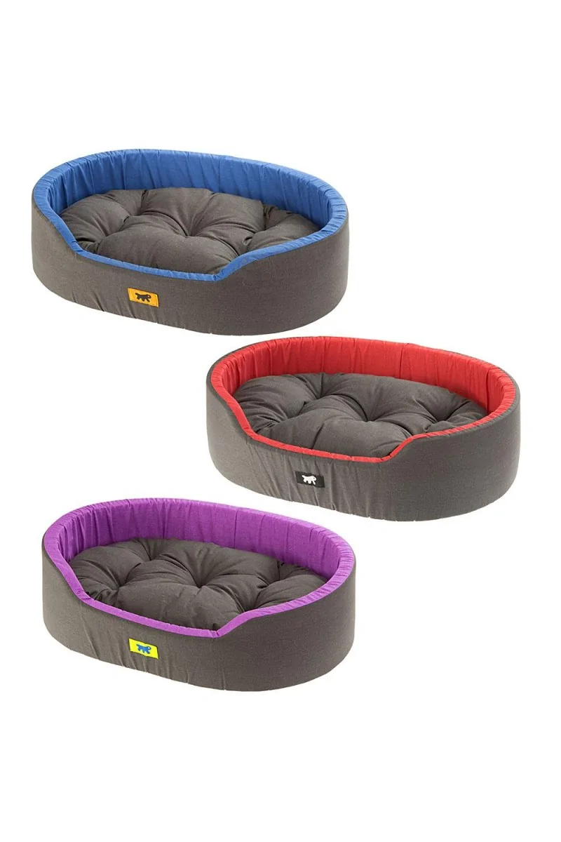 Camas Ferplast Cama Dandy 80 Cushion Blue Green Fucsia