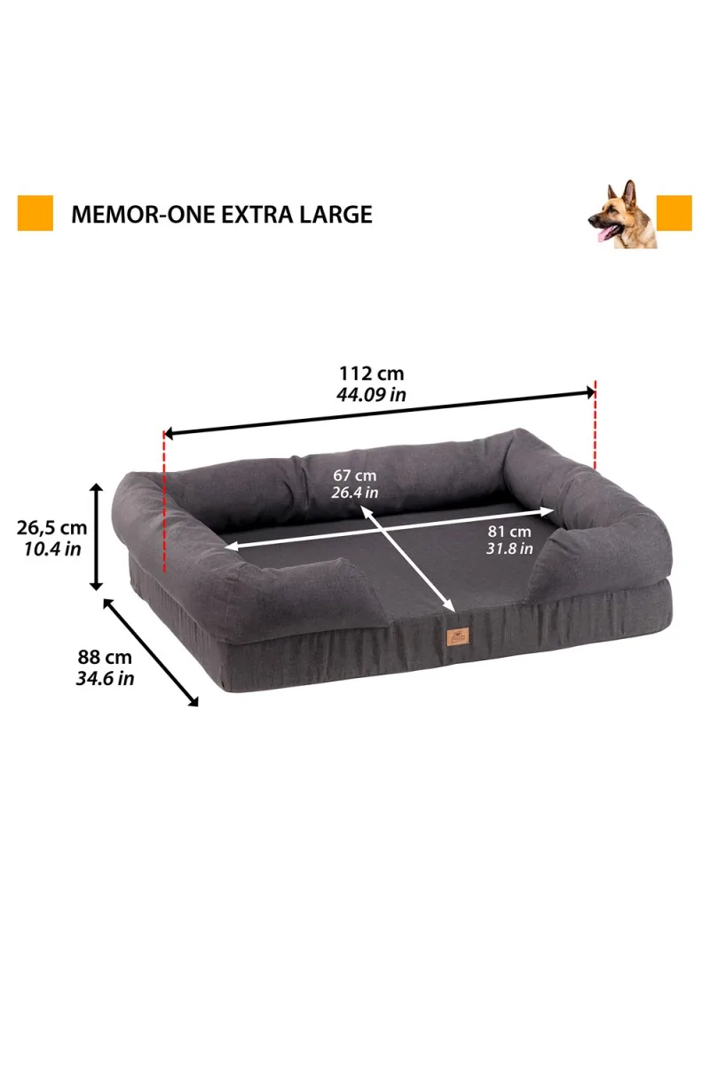 Camas Ferplast Cama Viscoelastica Memor One Xl 112X88X26,5Cm