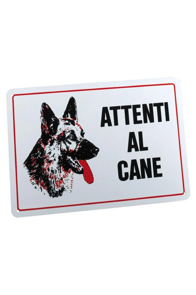 Ferplast Cartel Attenti Al Cane Bianco 4Ud