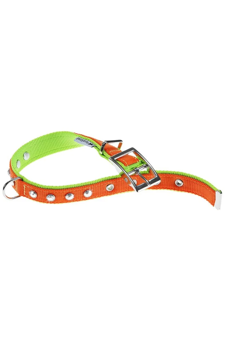 Collares Ferplast Collar Dual Cf15 35 Orange Green