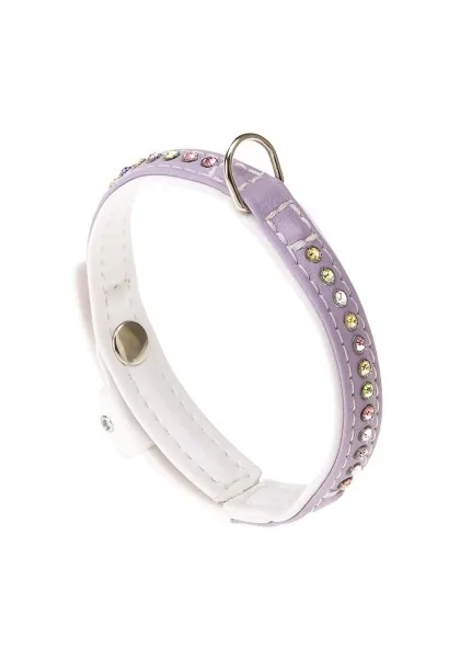 Collares Ferplast Collar Lux C12 22  Purple White