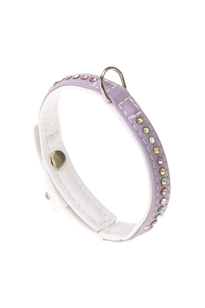 Collares Ferplast Collar Lux C12 22  Purple White