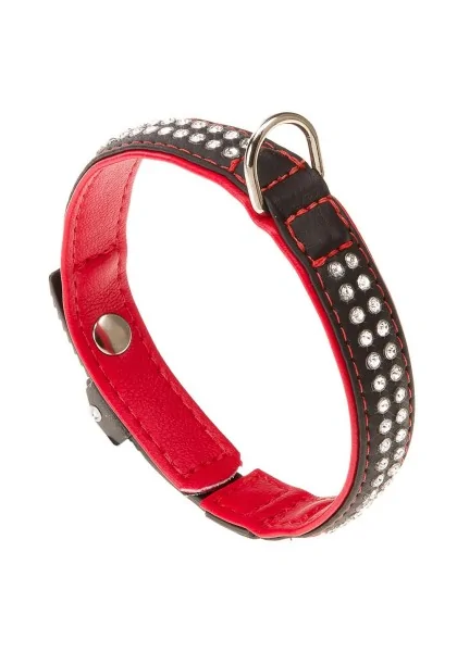 Collares Ferplast Collar Lux C20 35  Black Red