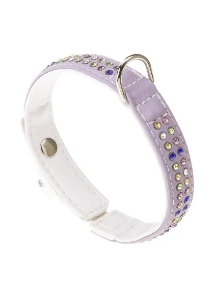 Collares Ferplast Collar Lux C20 35  Purple White