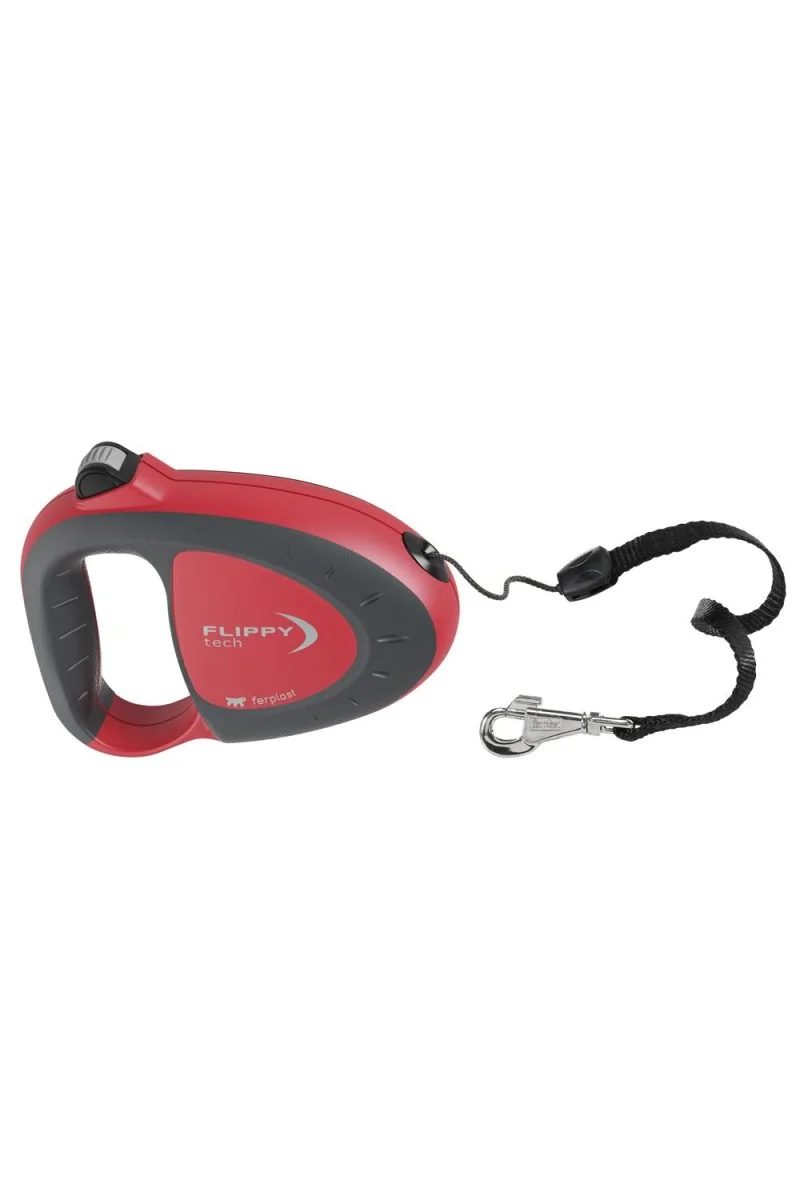 Correa Ferplast Correa Flippy Tech Cuerda Medium Rojo