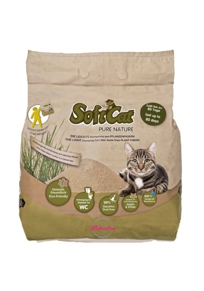 Arena para gatos Biodegradable Natural SoftCat