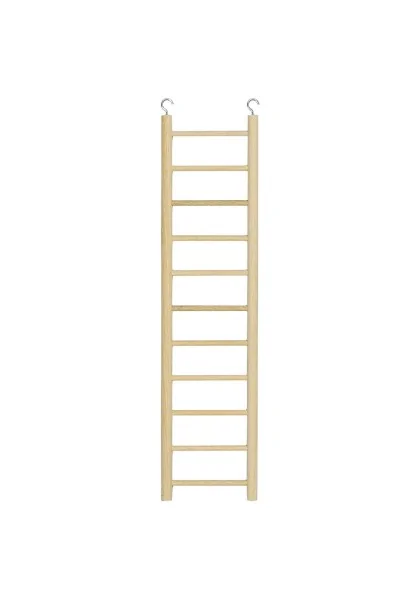 Ferplast Escalera Madera Para Periquitos Cacatuas 11X45Cm