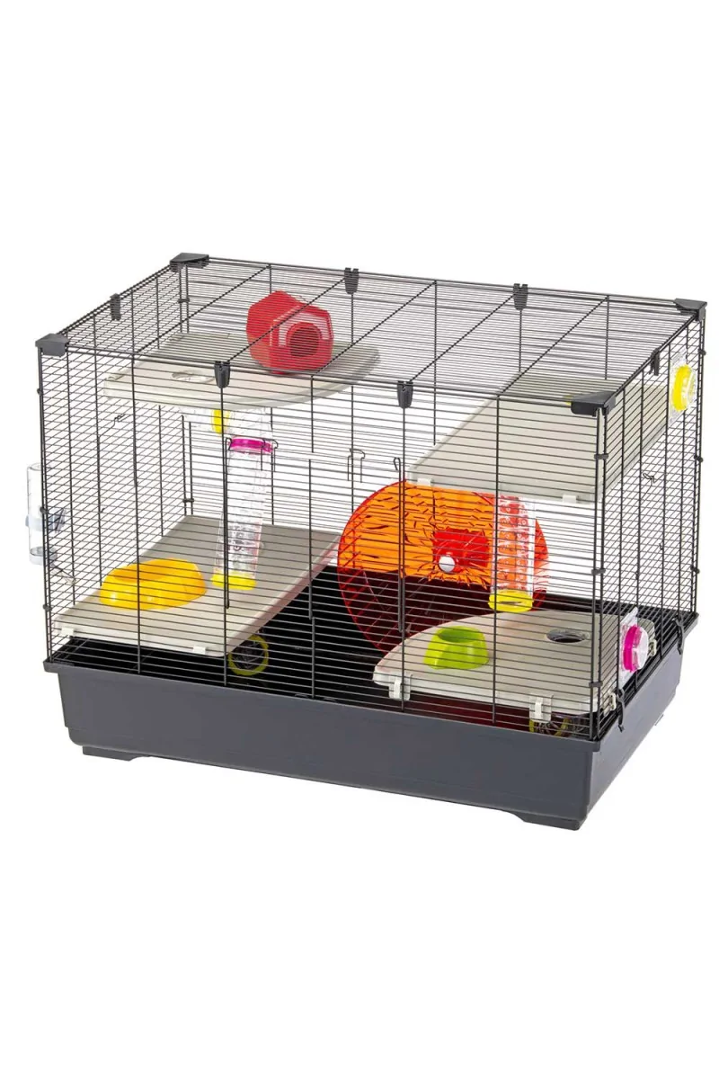 Jaulas Ferplast Jaula Para Hamster Village 80 Negra 82X51X62Cm